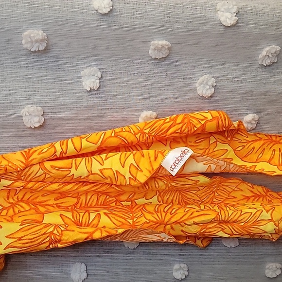 Vintage 80's / 90's High Cut Carabella Bikini with Sarong Size L - Picture 7 of 8